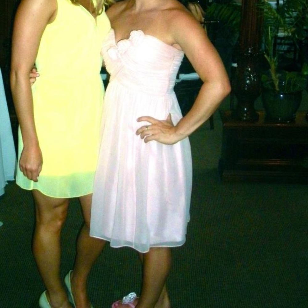 Light Pink Donna Morgan Bridesmaid Dress